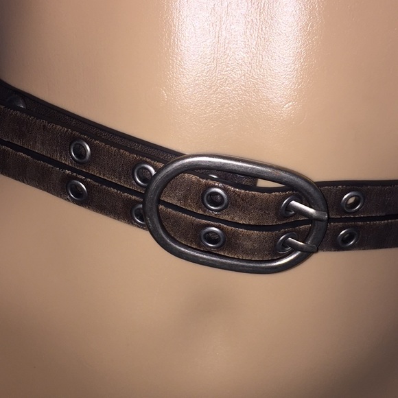 Graham & Spencer studded leather belt medium